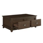 Brown Minot Collection Coffee table By Homelegance Luxury Coffee Tables Mobilia Cleopatra 17 Brown Minot Collection Coffee table By Homelegance 17