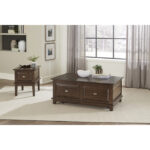 Brown Minot Collection Coffee table By Homelegance Luxury Coffee Tables Mobilia Cleopatra 19 Brown Minot Collection Coffee table By Homelegance 19