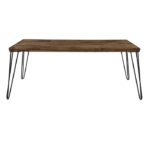 Rustic oak and black Kellson Collection Cocktail Coffee table With Casters By Homelegance Luxury Coffee Tables Mobilia Cleopatra 13 Rustic oak and black Kellson Collection Cocktail Coffee table With Casters By Homelegance 13