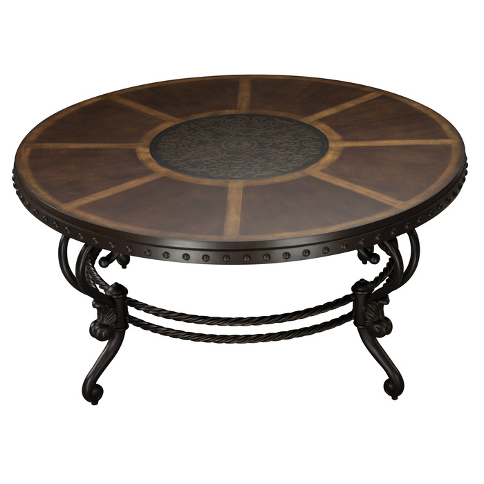 Cherry Jenkins Collection Round Cocktail table By Homelegance