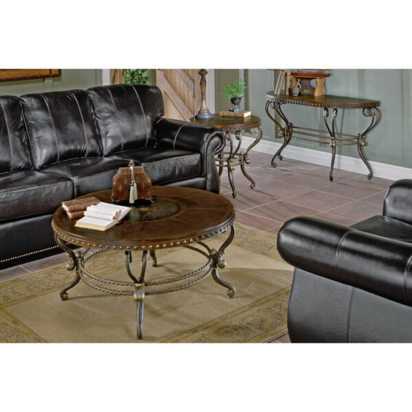 Cherry Jenkins Collection Round Cocktail table By Homelegance 8