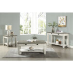 Rosy brown and Antique white Granby Collection Cocktail table With Casters and 2 drawers By Homelegance Luxury Coffee Tables Mobilia Cleopatra 15 Rosy brown and Antique white Granby Collection Cocktail table With Casters and 2 drawers By Homelegance 15