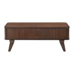 Cocktail table With Casters and 2 drawers By Homelegance 17