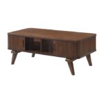 Cocktail table With Casters and 2 drawers By Homelegance 21