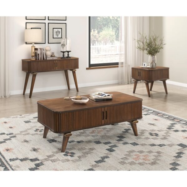 Cocktail table With Casters and 2 drawers By Homelegance 15