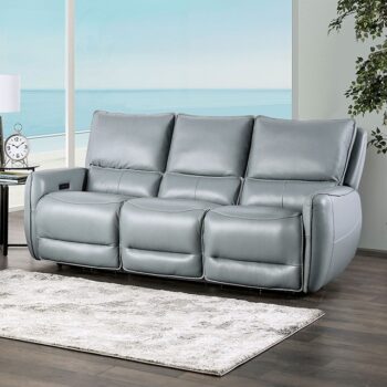 Blue Phineas Power Sofa CM9921PB-SF-PM By Furniture Of America