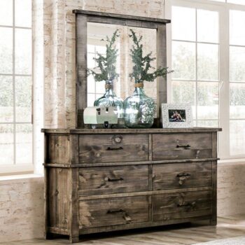 WOODBURN DRESSER EM7071BR-D By Furniture of America.
