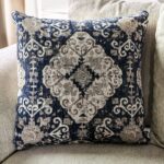 Belsize Beige Navy Sofa SM6438-SF By Furniture of America. 27