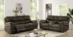 TREDEGAR POWER SOFA CM6083-SF-PM By Furniture of America. 12