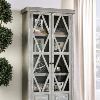 ZENIA CURIO EM-AC094GY By Furniture of America.