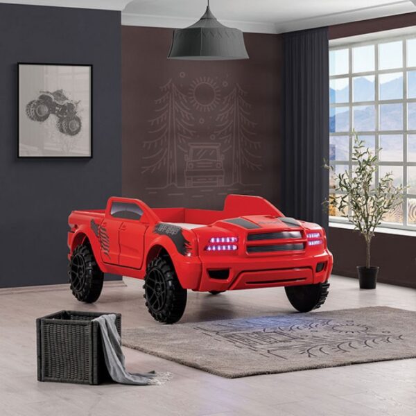 Roverton Red Bed FOA7725RD-BED By Furniture Of America 13