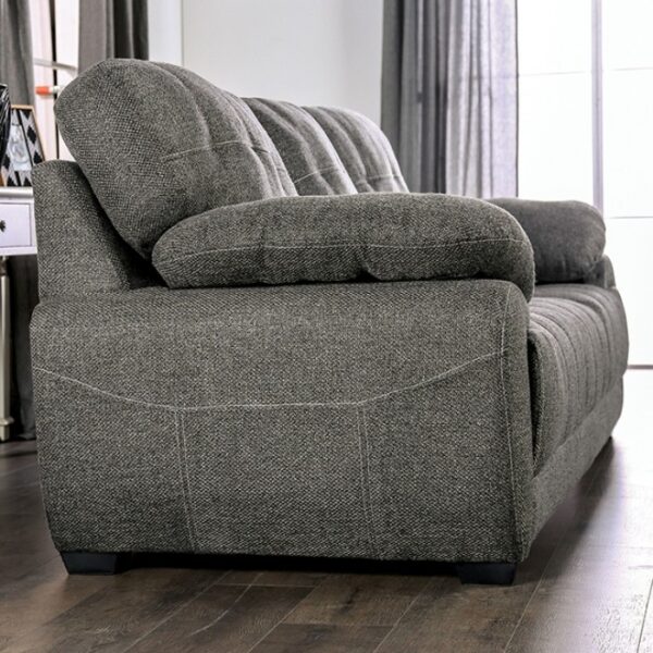 CANBY LOVESEAT EM6722DG-LV by Furniture of America. 12