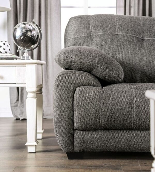 CANBY LOVESEAT EM6722DG-LV by Furniture of America. 14