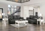 CANBY LOVESEAT EM6722DG-LV by Furniture of America. 26