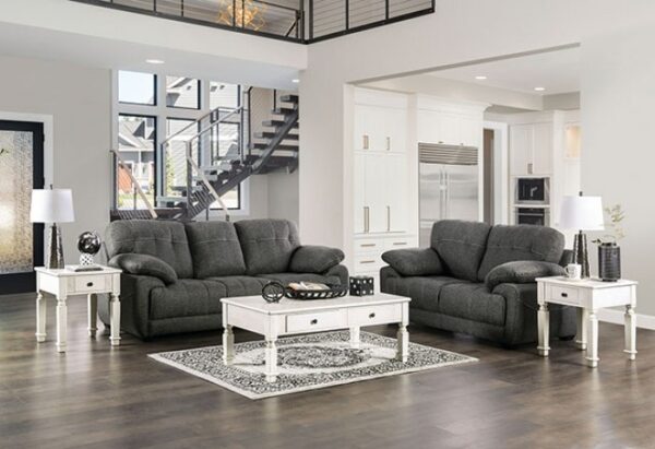 CANBY LOVESEAT EM6722DG-LV by Furniture of America. 18