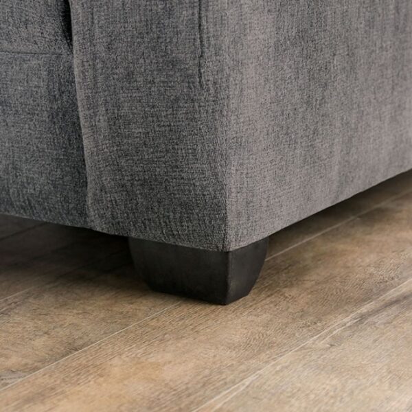 DAGMAR LOVESEAT EM6723GY-LV by Furniture of America. 14
