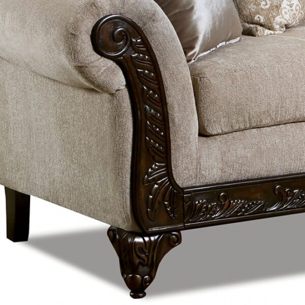 PANOZZO LOVESEAT SM7308-LV by Furniture of America. 12