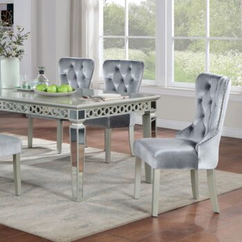 Adalia Dining Table CM3241SV-T By Furniture of America