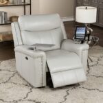 FLORINE POWER RECLINER CM6252LG-CH-PM By Furniture of America. 7