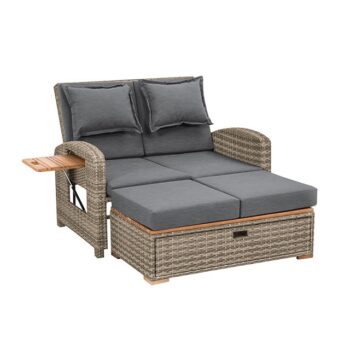 BAHIA TOBAGO RECLINING CHAISE LOUNGE BY Furniture of America GM-1009BR