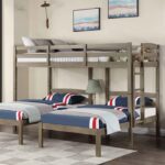 FOA-BK659GY HORTENSE TRIPLE TWIN BED Furniture of America. 13