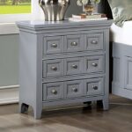 CASTLILE Night stand CM7413GY-N by Furniture Of America . 11