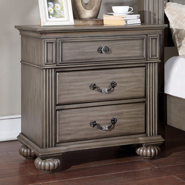 SYRACUSE NightStand CM7129GY-N By Furniture of America. 7