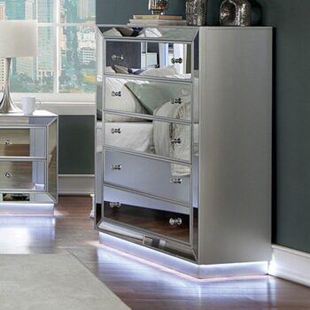 Silver BELLADONNA CHEST CM7417SV-C By Furniture of America.