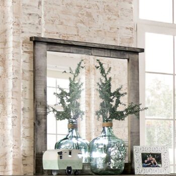 WOODBURN MIRROR EM7071BR-M By Furniture of America.