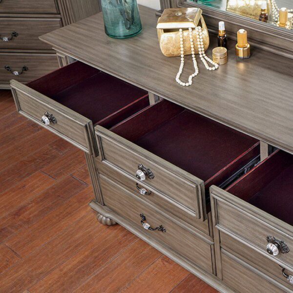 SYRACUSE DRESSER CM7129GY-D By Furniture of America. 9