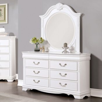 ALECIA DRESSER CM7458WH-D by Furniture Of America. 6