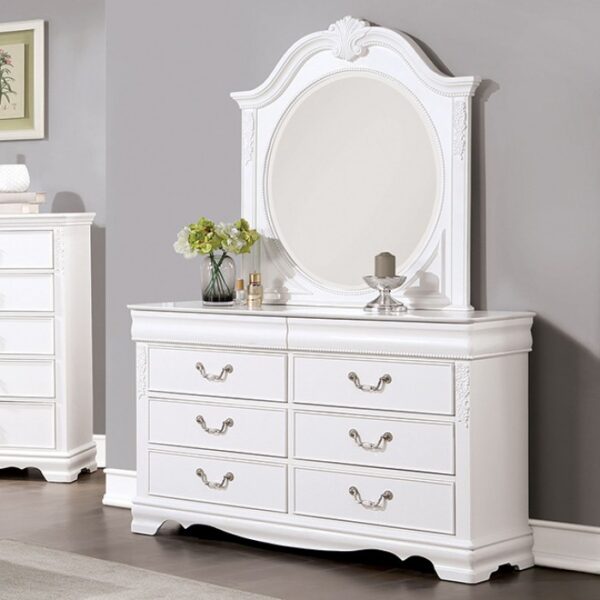 ALECIA DRESSER CM7458WH-D by Furniture Of America. 6
