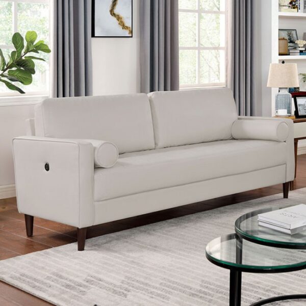HORGEN SOFA CM6452WH-SF By Furniture of America. 8