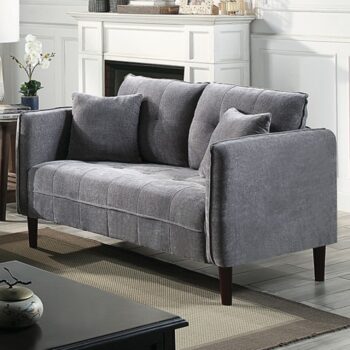LYNDA LOVESEAT CM6736DG-LV by Furniture of America.