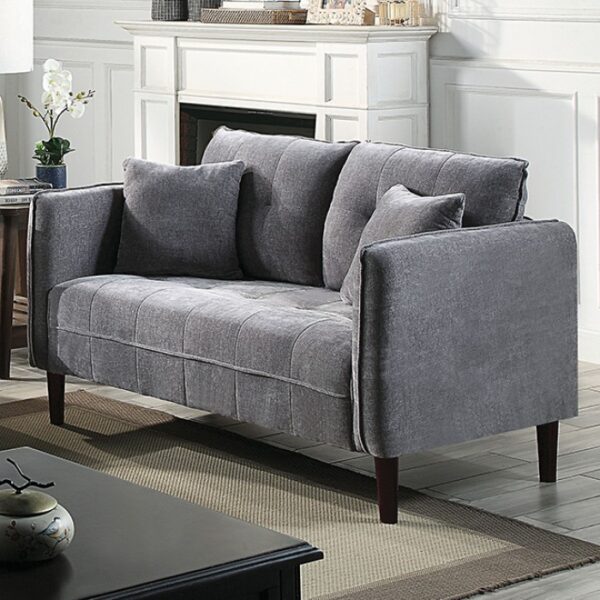 LYNDA LOVESEAT CM6736DG-LV by Furniture of America. 8