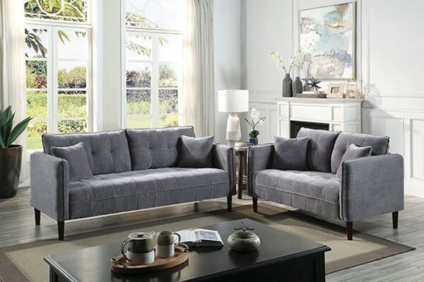 LYNDA LOVESEAT CM6736DG-LV by Furniture of America. 9