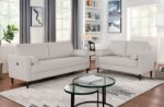 HORGEN LOVESEAT CM6452WH-LV  by Furniture of America. 14
