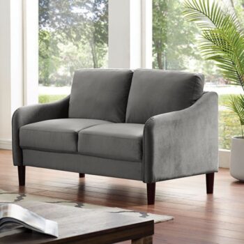 KASSEL LOVESEAT CM6496GY-LV by Furniture of America.