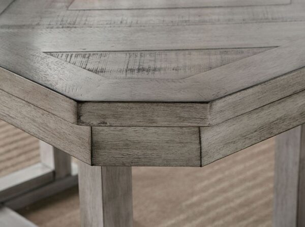 LAQUILA DINING TABLE CM3542GY-T by Furniture of America. 9
