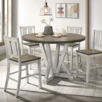 DAKOTA COUNTER HT. TABLE CM3289BR-RPT-48 by Furniture of America.