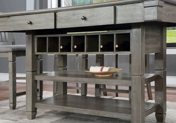 ANAYA COUNTER HT. TABLE CM3512GY-PT by Furniture of America. 12
