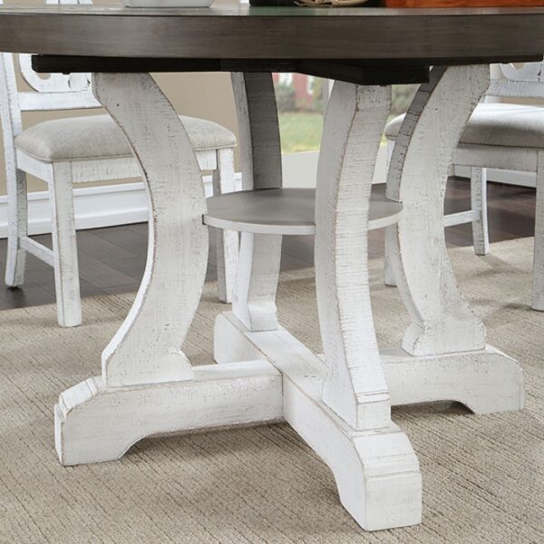 AULETTA DINING TABLE CM3417GY-RT by Furniture of America. 10