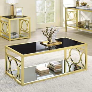 RYLEE COFFEE TABLE CM4166GL-C By Furniture of America.