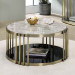 OFELIA COFFEE TABLE CM4558C by Furniture of America. 7