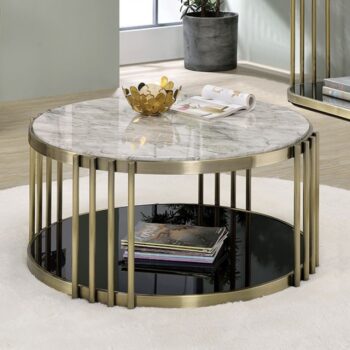 OFELIA COFFEE TABLE CM4558C by Furniture of America.