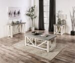 HALTON HILLS SOFA TABLE  EM4001IV-S by Furniture of America. 8