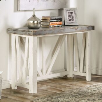 HALTON HILLS SOFA TABLE  EM4001IV-S by Furniture of America.
