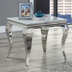 WETZIKON END TABLE CM4903WH-E by Furniture of America. 7