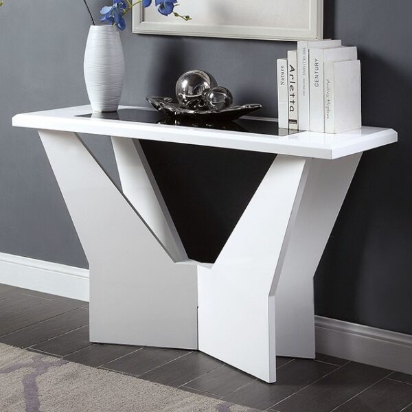 DUBENDORF SOFA TABLE CM4183WH-S By Furniture of America . 4