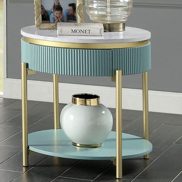 KOBLENZ END TABLE CM4412GR-E By Furniture of America . 4